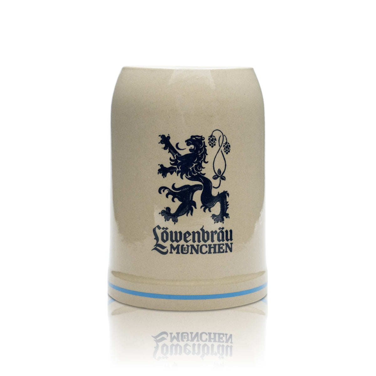 Löwenbräu cruche en verre 0,5 l chope à bière Humpen Seidel verres Munich brasserie – Vue 2