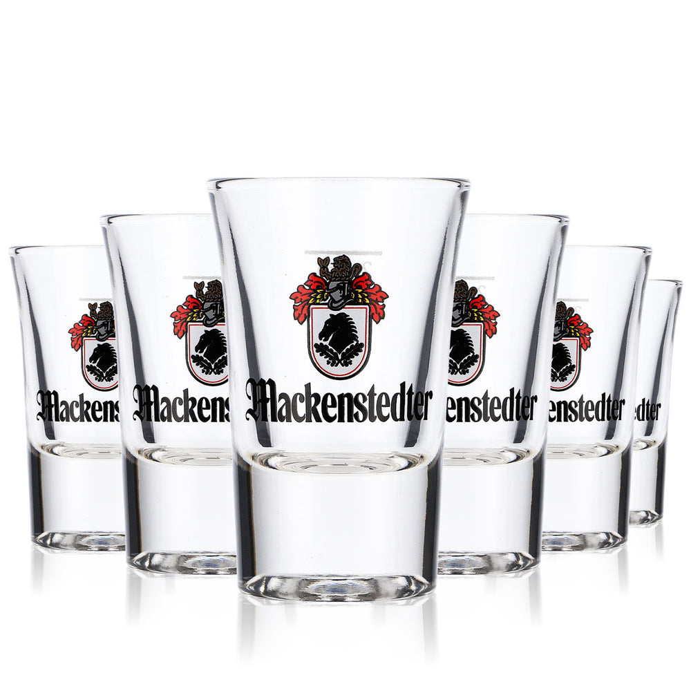 6x Verre à liqueur Mackenstedter Verre à shot Stamper Court 2 cl Rastal