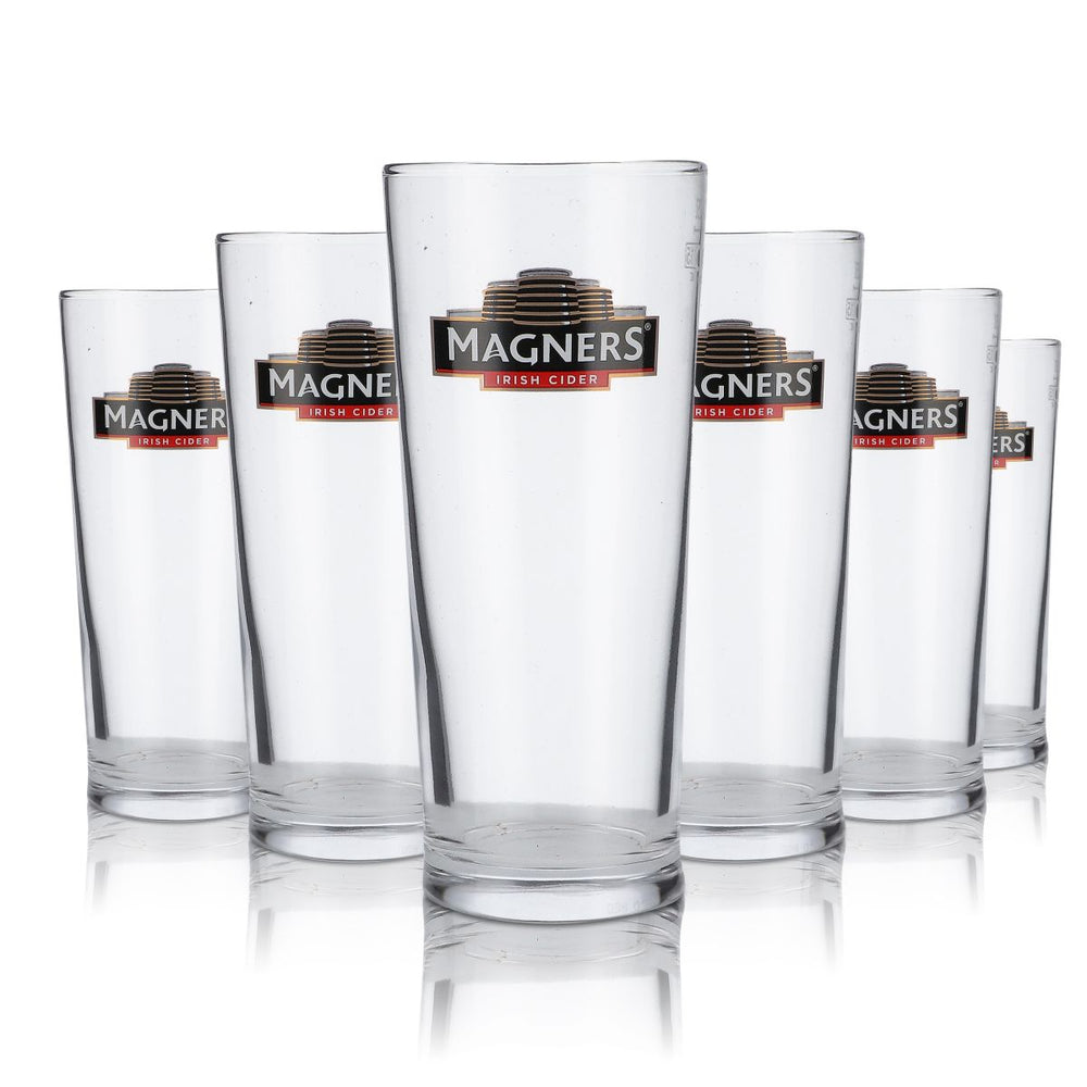 6 verres à cidre Magners Verres à cidre irlandais classiques Verre à bière 0,25 l