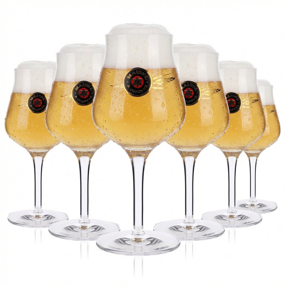6 verres à bière Maisel & Friends Verres à bière 0,25 l Verres à vin d'été Sahm