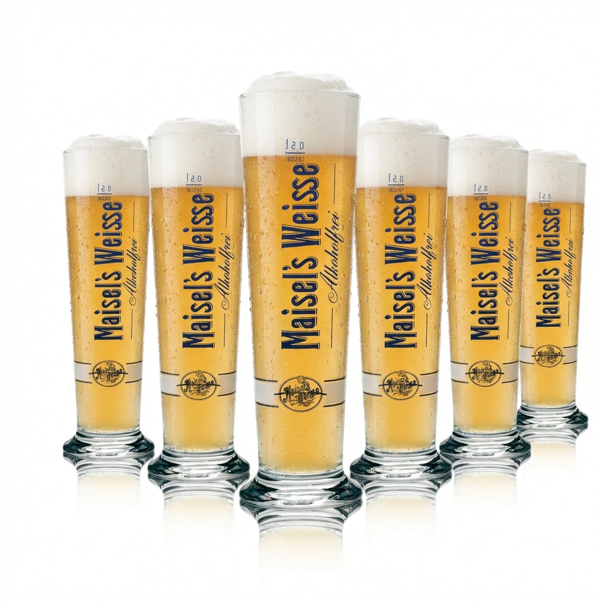6 verres à bière Maisels Weisse 0,5 l sans alcool Rastal