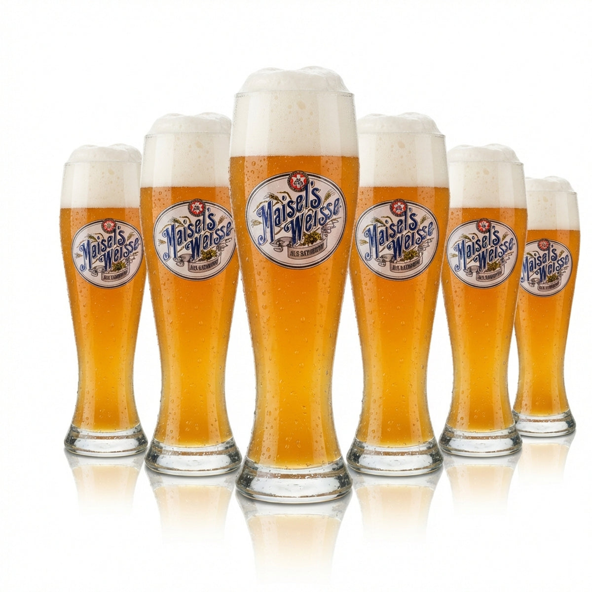 6 verres à bière Maisels Weisse 0,5 l Weizen