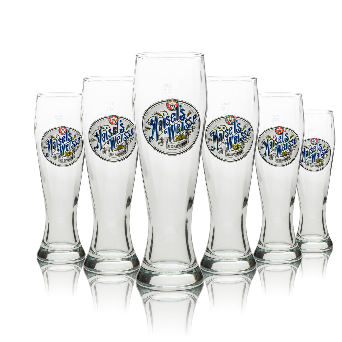 6 verres à bière Maisels Weisse 0,5 l Weizen – Vue 4
