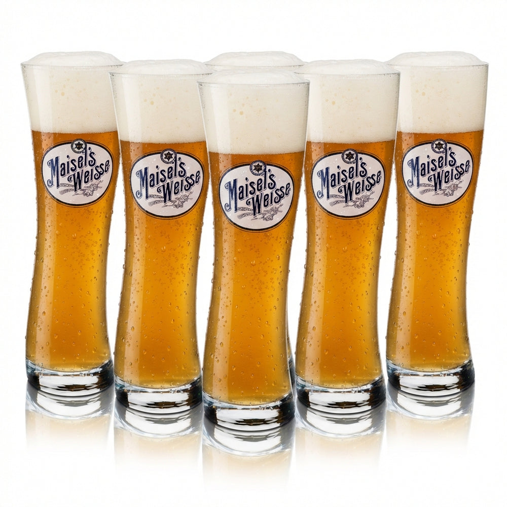 6 verres à bière Maisels Weisse Bier Glas Weizen 0,5 l en verre design Sahm