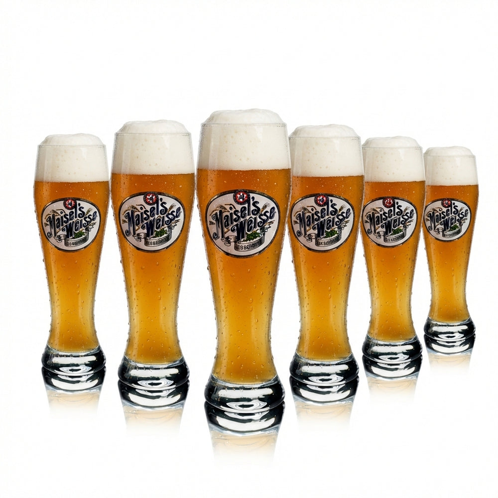 6 verres à bière blanche Maisels Weisse 0,3 l Hefe Kristall Weizen Gastro calibrés