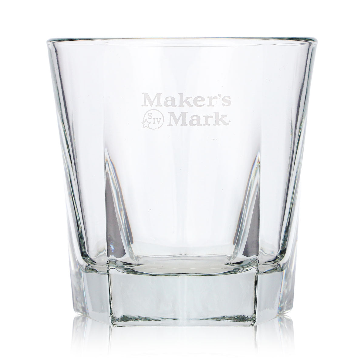 Lot de 6 verres à whisky Maker's Mark de forme pentagonale – Vue 3