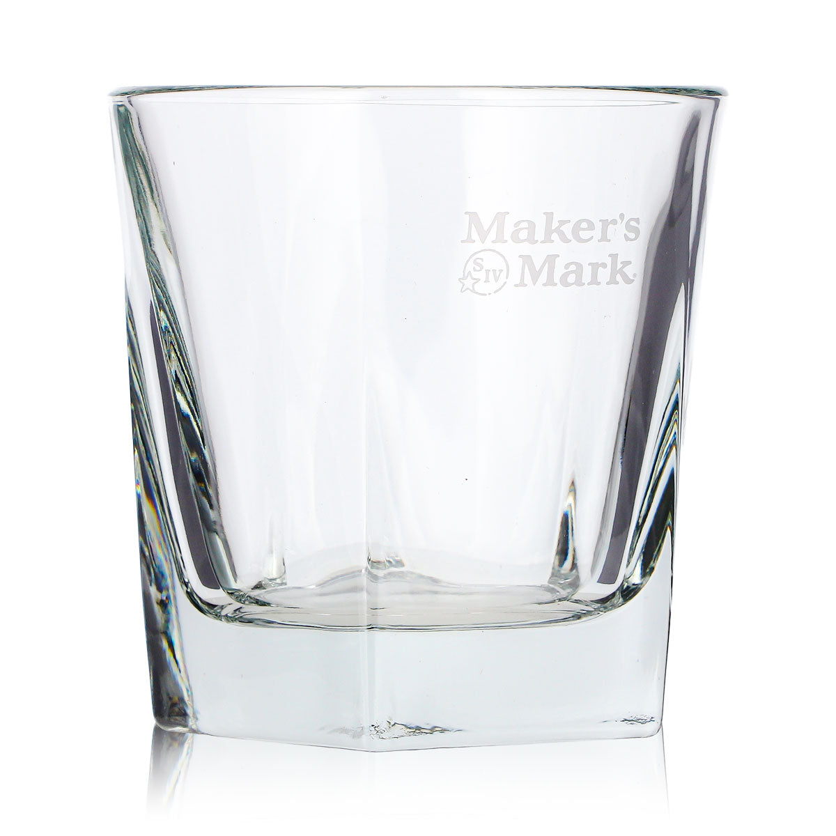 Lot de 6 verres à whisky Maker's Mark de forme pentagonale – Vue 4