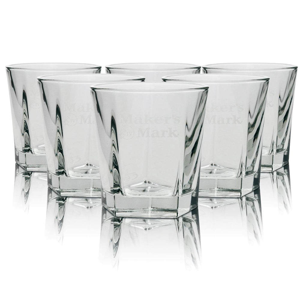 6 verres à whisky Makers Mark 0,3 l, verres à long drink, verres de bar, verres de bistrot, verres de bar à bourbon
