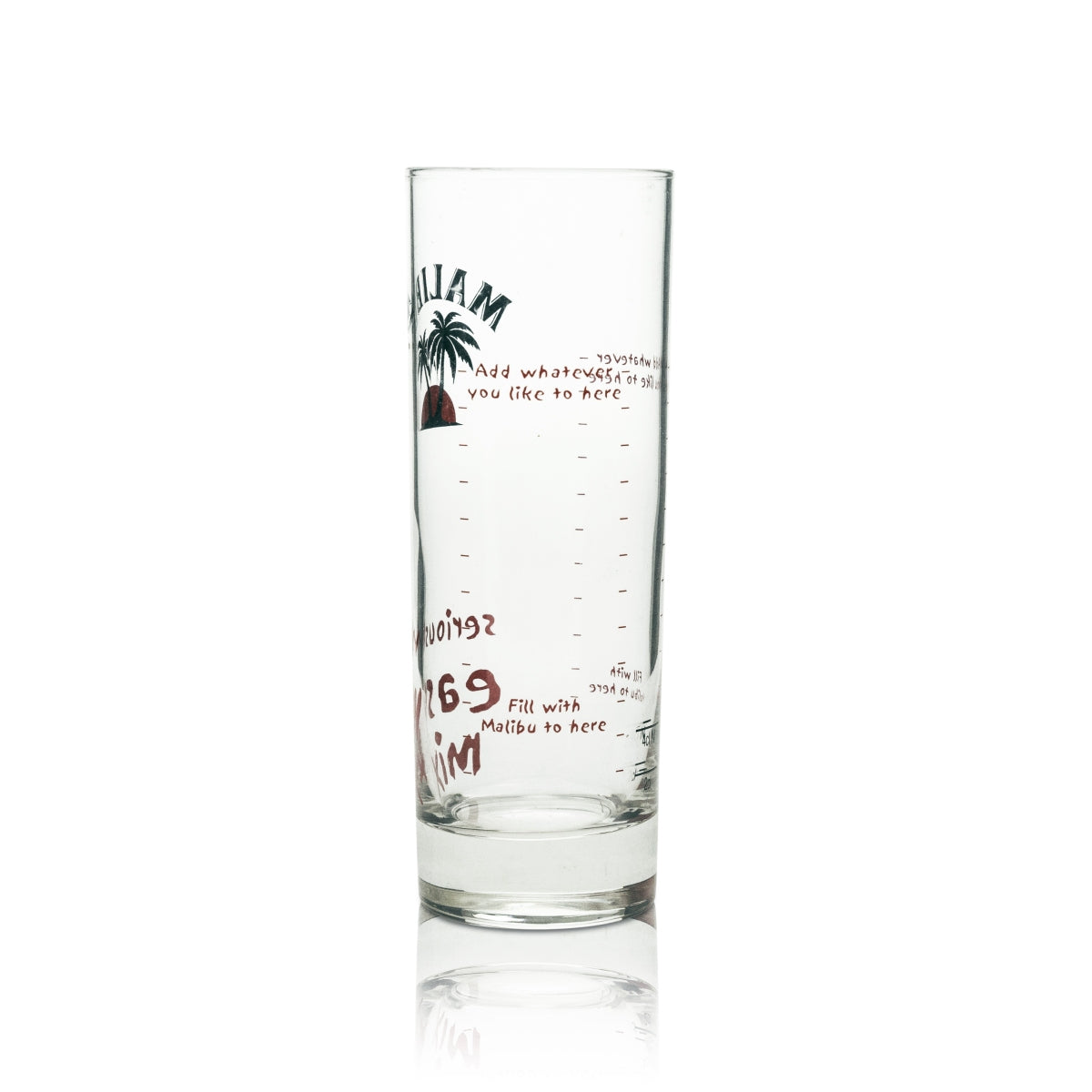 6 verres à liqueur Malibu Longdrink seriously easy Mix – Vue 3