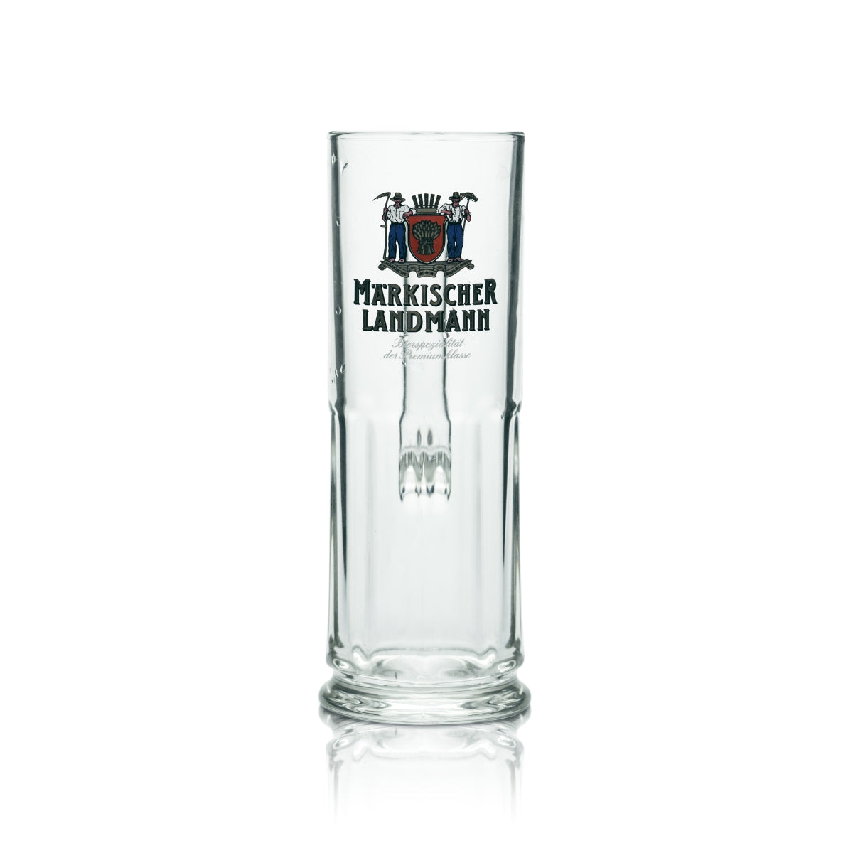 6x Märkischer Landmann Verre 0,4 l Chope à bière Verres contour Brasserie Gastronomie Chêne – Vue 2