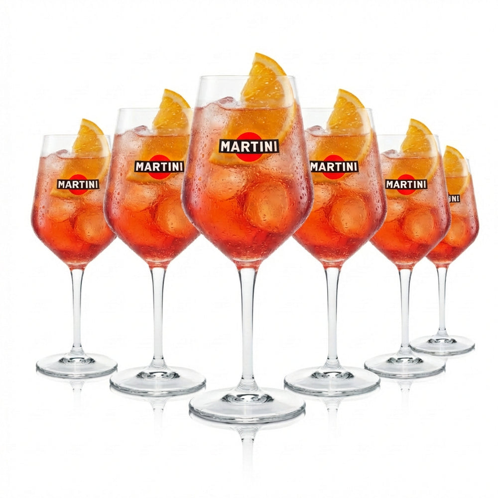 6 verres à cocktail Martini Royale 0,4 l Verres à vin On Ice Vermouth Cocktail Ballon Longdrink