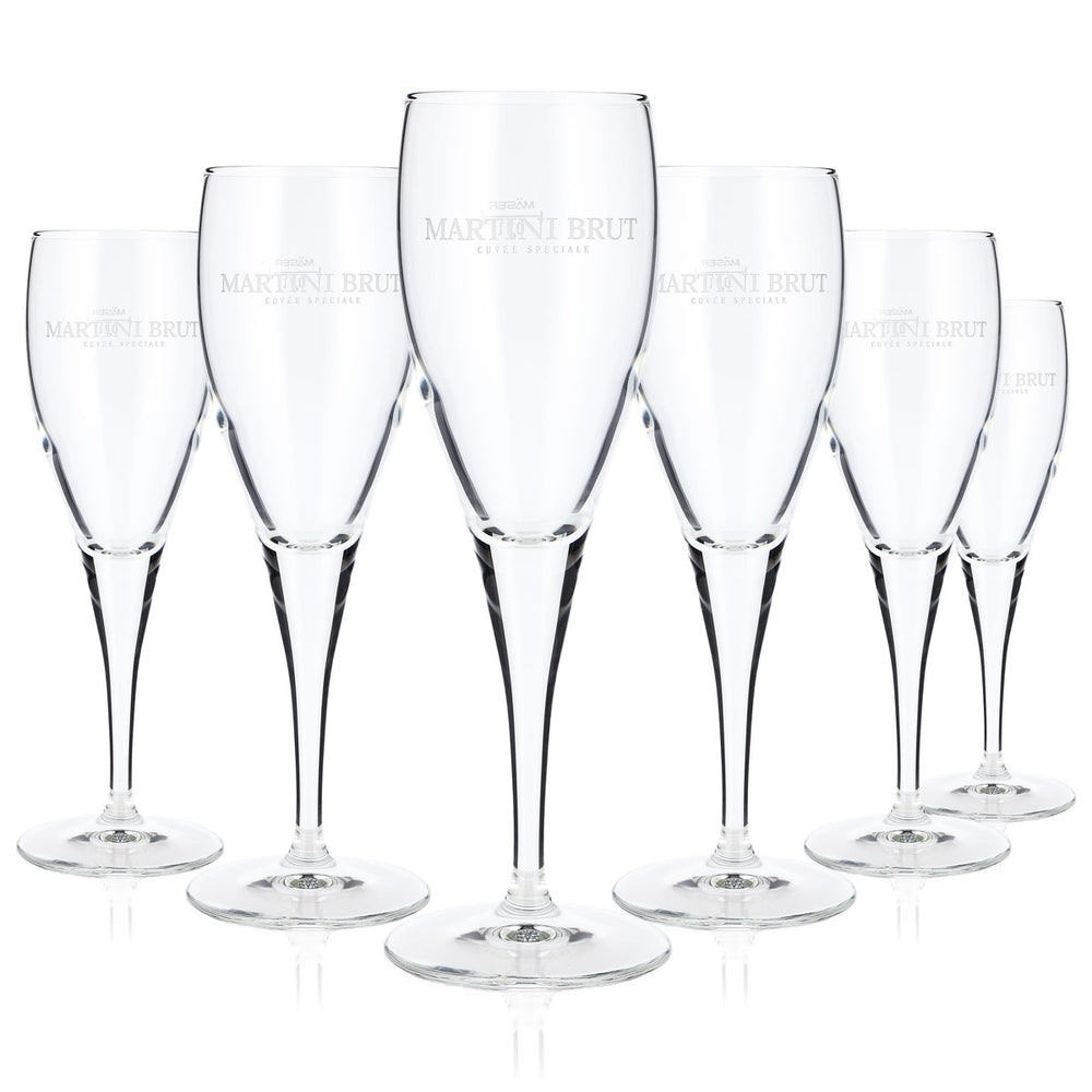 6 verres à vermouth Martini Verres à champagne Verres 0,1 l Flûte « Martini Brut » Mäser