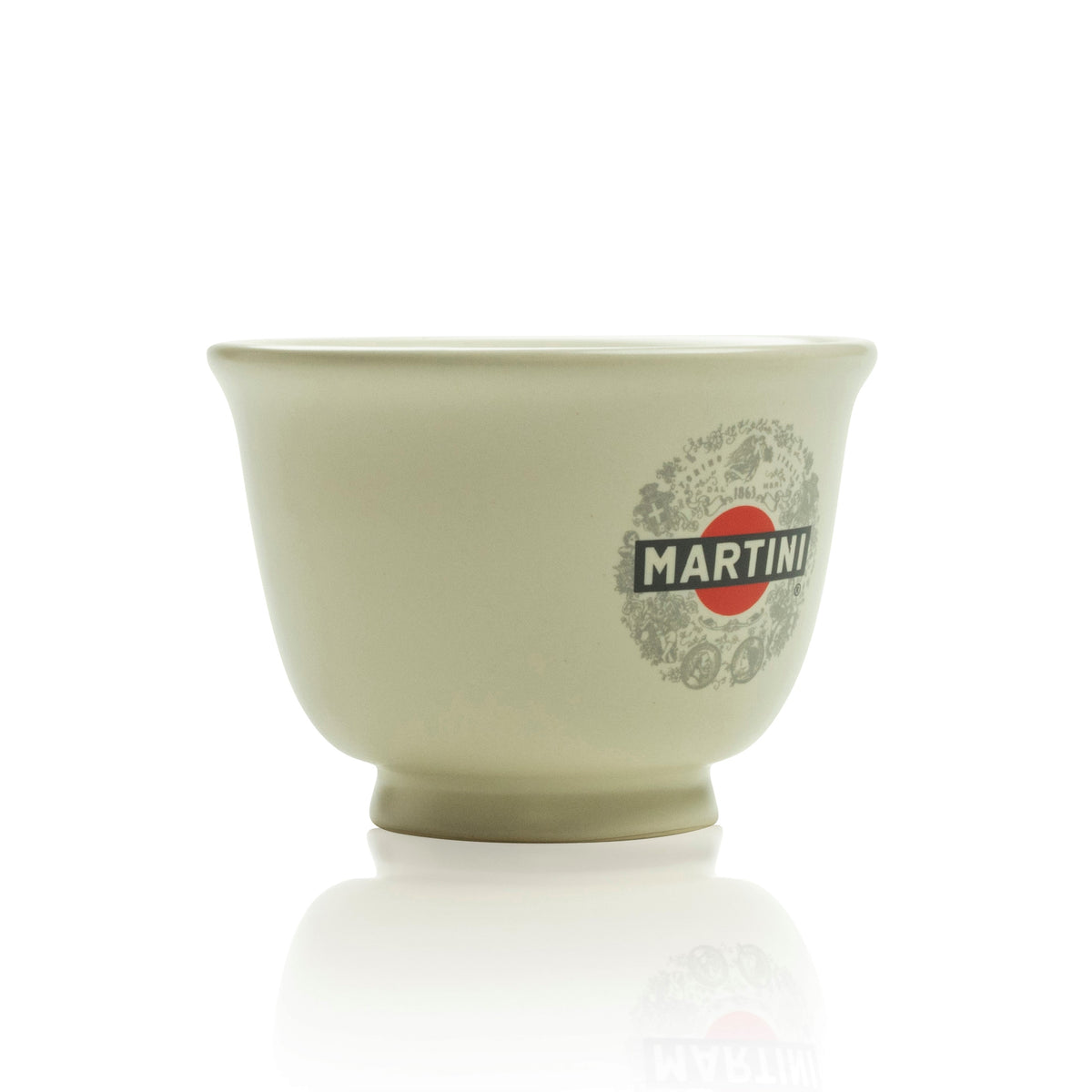 6x Martini Vermouth Bol en terre cuite beige – Vue 2