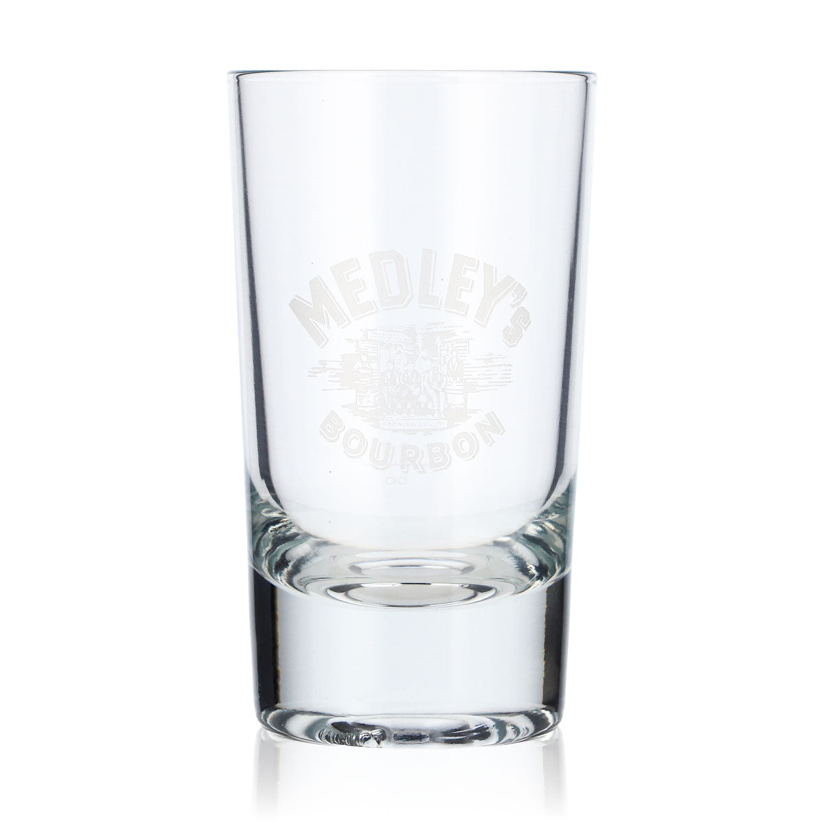 6 verres à whisky Medley's 2 cl/4 cl Verres à whisky Tumbler Logo blanc Böckling – Vue 2