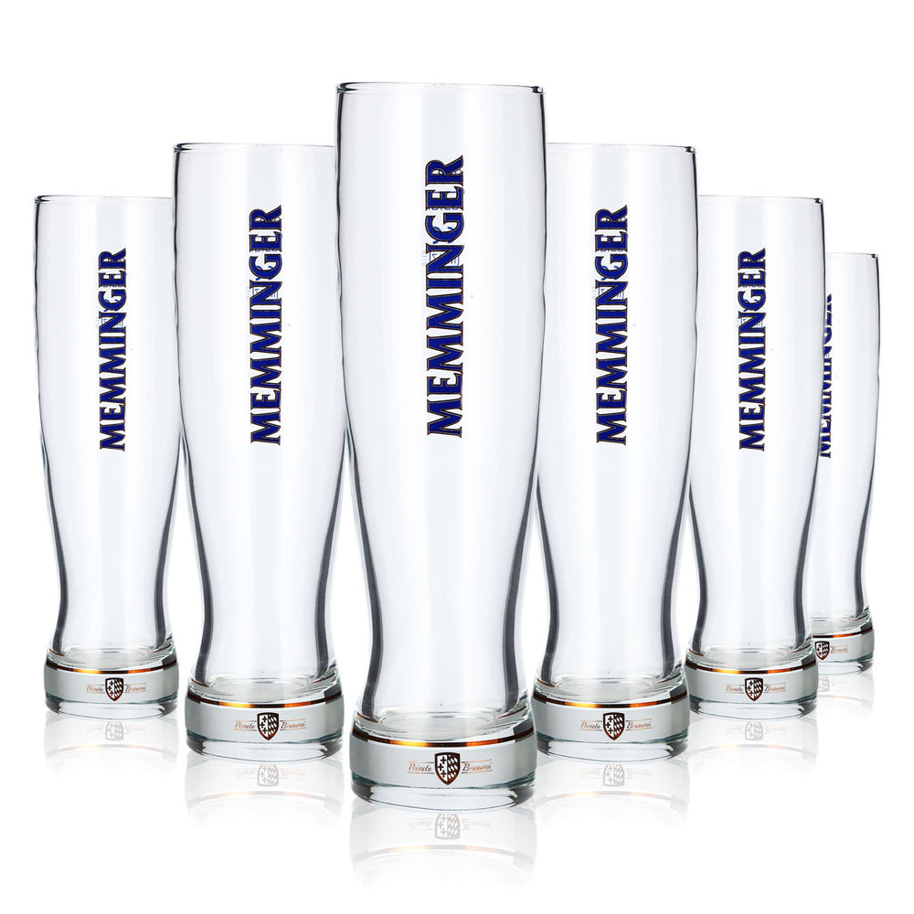 6 verres à bière Memminger de 0,3 l, modèle Rastal Focus, verres à bière Willibecher (lot de 6)