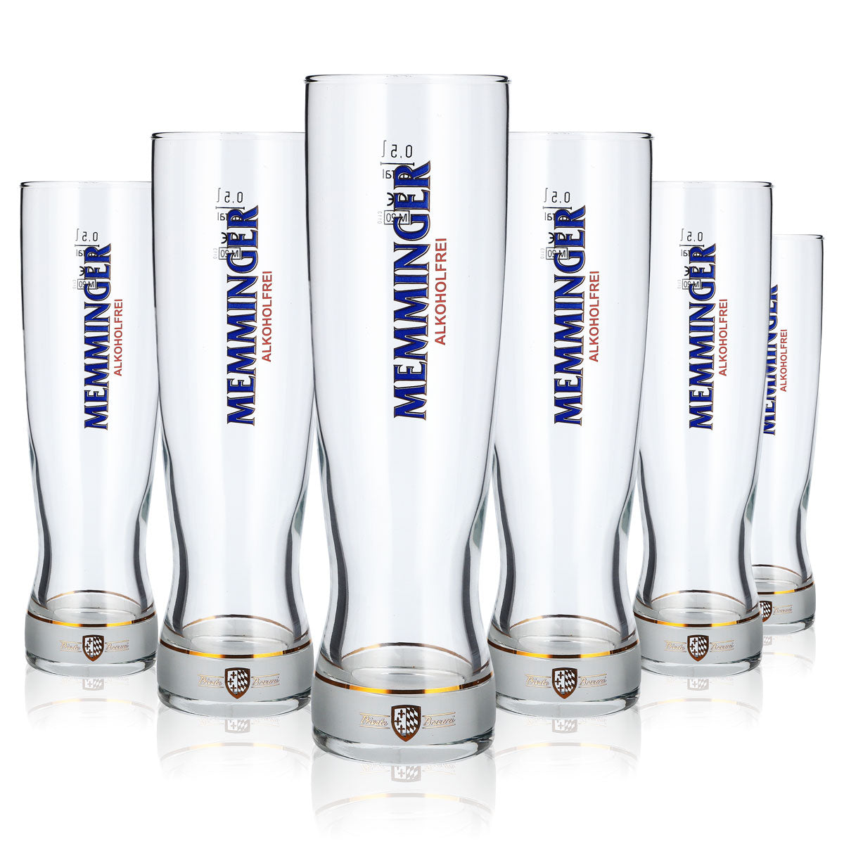 Lot de 6 verres à bière Memminger de 0,5 l, modèle « Rastal Focus » de Willibecher (lot de 6)