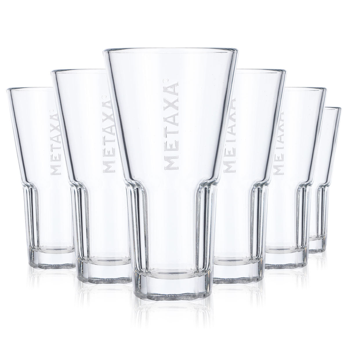 6 verres à brandy Metaxa coniques 0,35 l Verre à long drink Rastal Relief – Vue 5