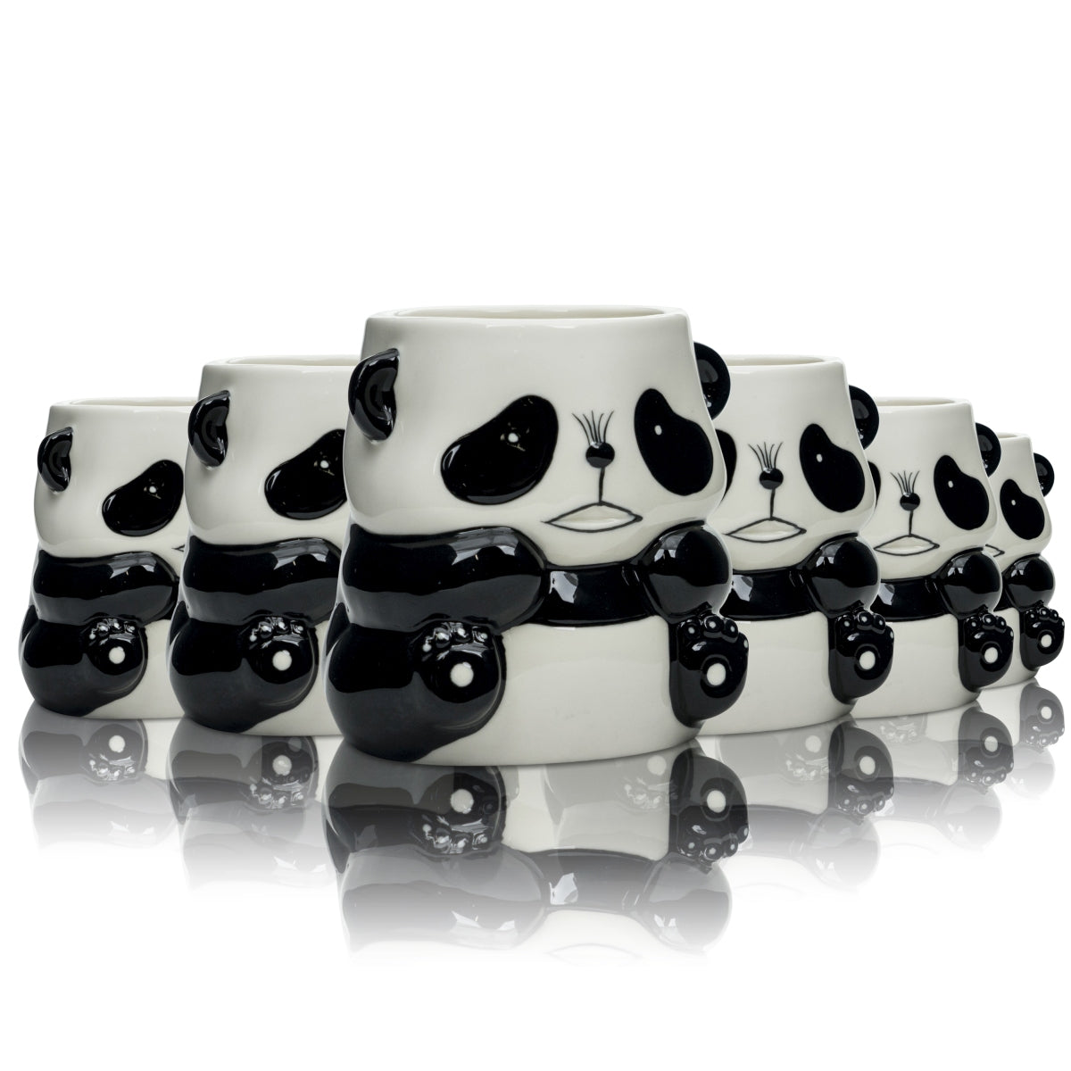 6x tasse Ming River Baijiu 0,4 l verre Panda Tiki Sichuan mug verre à cocktail