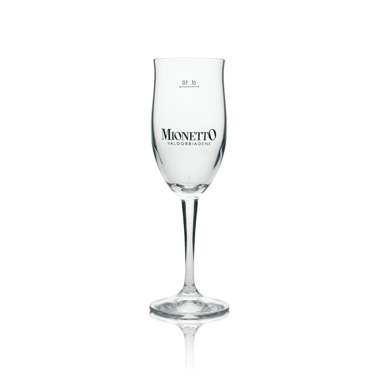 6x Mionetto Verre 0,1 l Flûte Verres à pied Secco Sekt Champagne Gastro Bar – Vue 2