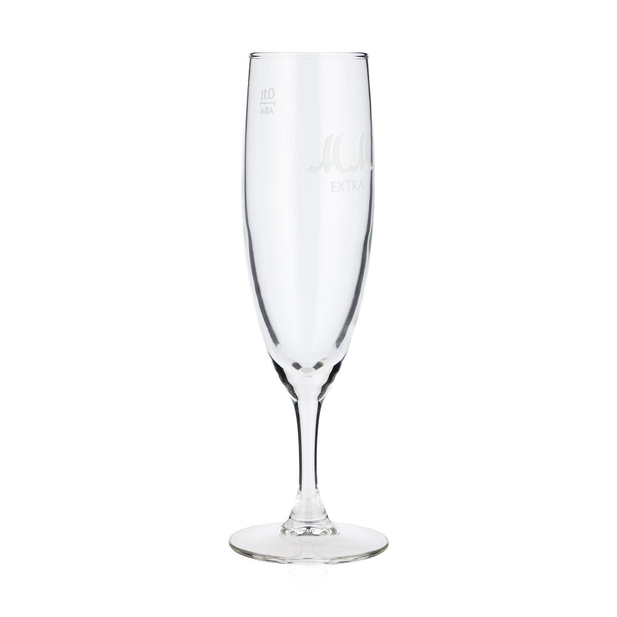 6 verres à champagne MM Extra 0,1 l, logo blanc, flûtes à champagne (lot de 6) – Vue 3