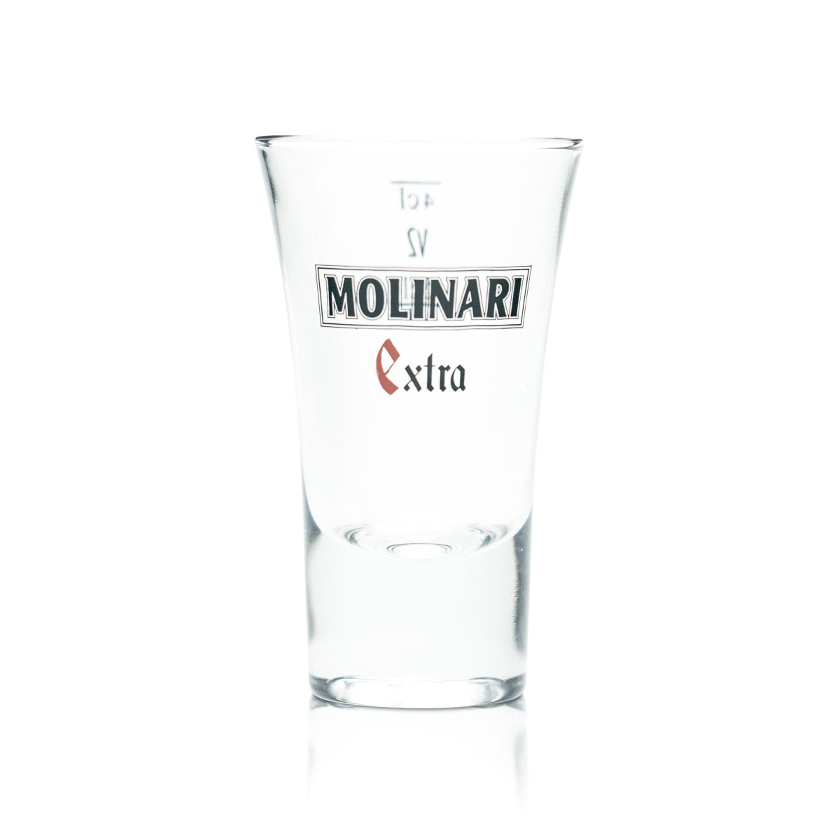 6 verres Molinari Sambuca 4 cl Extra Shot Schnaps Stamper Verres courts Italie – Vue 2