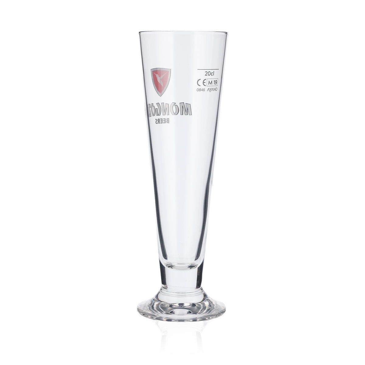 6 verres à bière Mongozo 0,2 l, verres tulipes, verres à bière – Vue 4