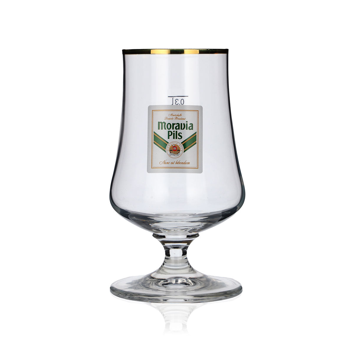 6 verres à bière Moravia Verres à bière Verres à bière Schwenker Bord doré, 0,3 l – Vue 2