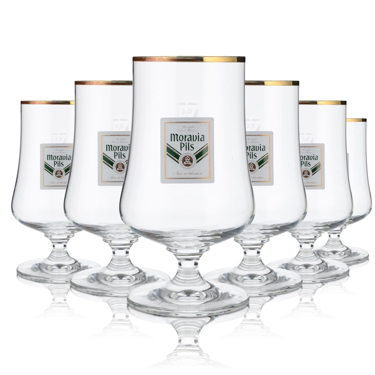 6 verres à bière Moravia 0,4 l Verres à pils Verres à bière Ritzenhoff