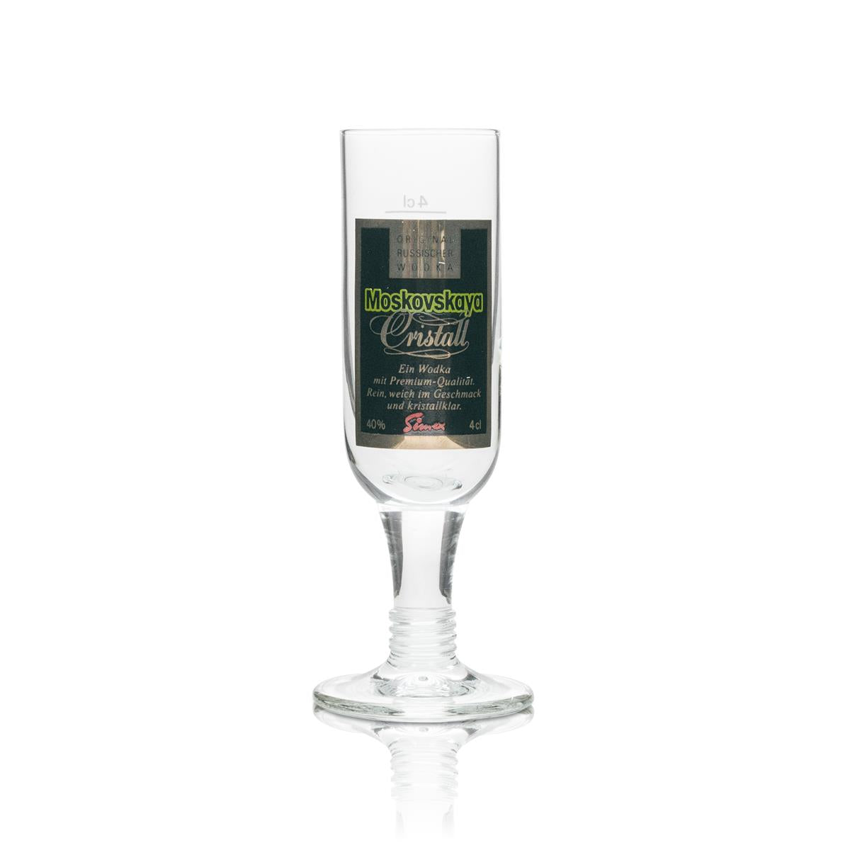 6 verres à shot en cristal Moskovskaya Vodka 4 cl – Vue 2