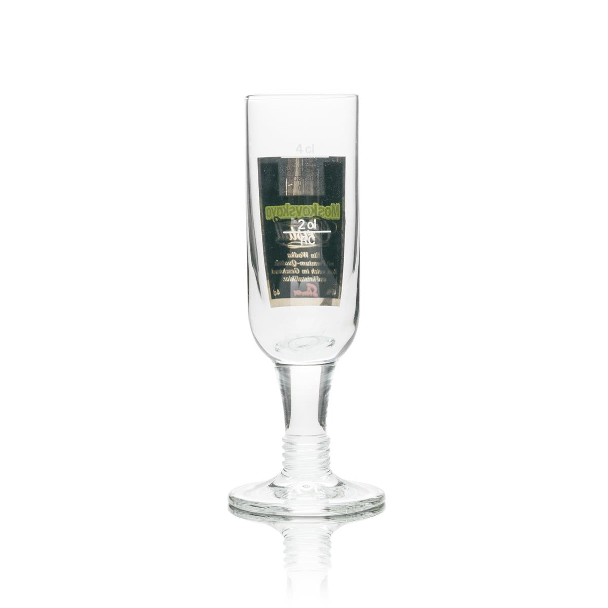 6 verres à shot en cristal Moskovskaya Vodka 4 cl – Vue 3