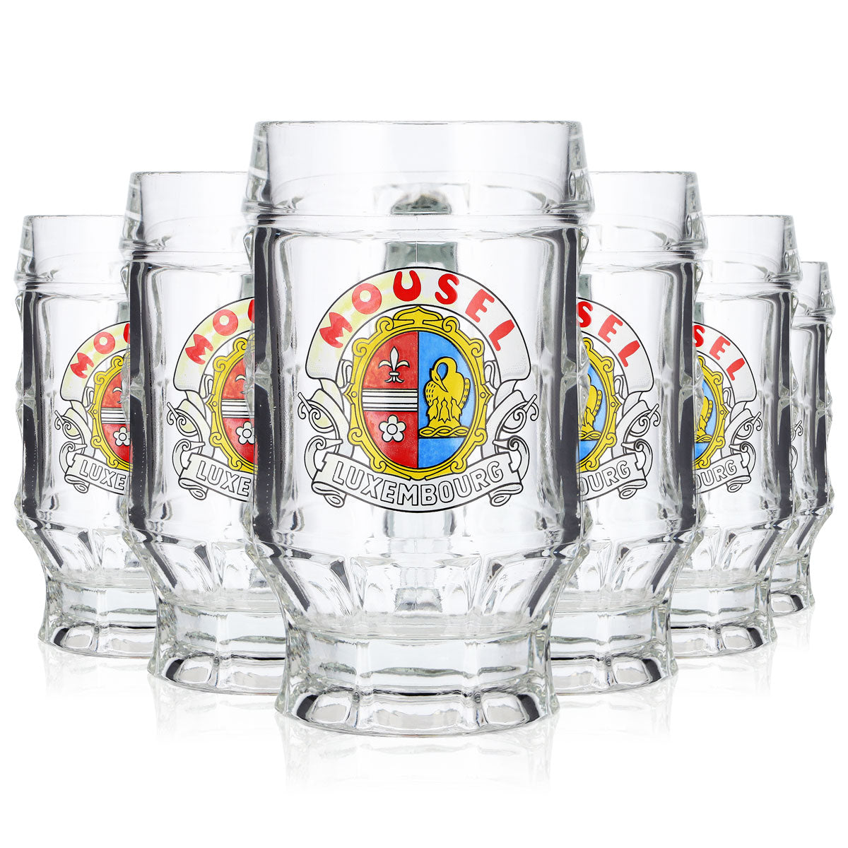 Lot de 6 verres à bière Mousel de 0,25 l