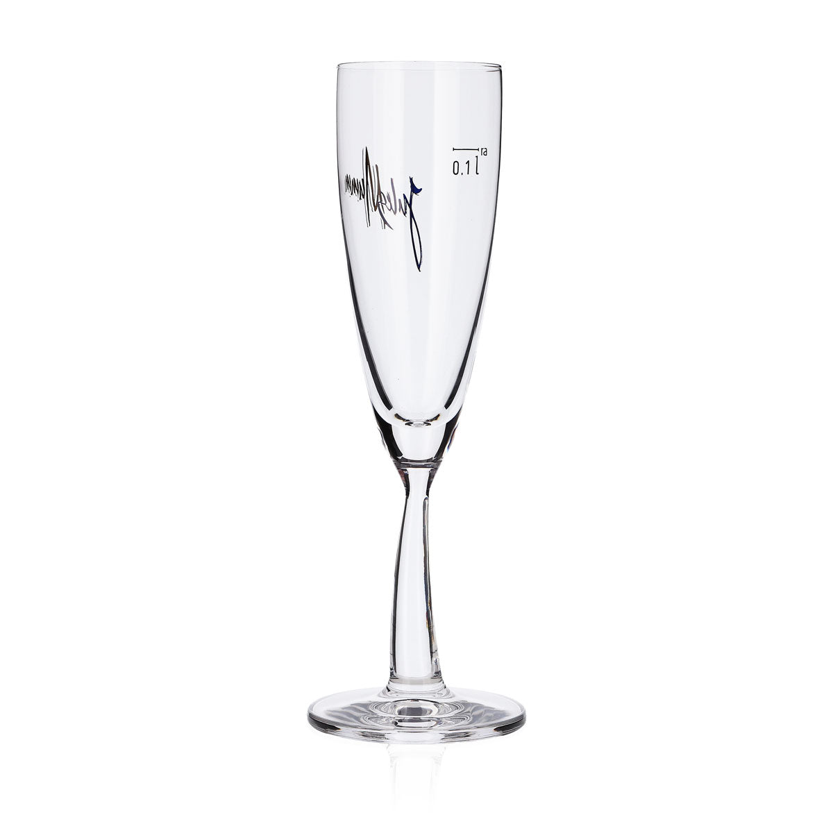 6x Mumm Jules Verre à champagne 0,1 l Verre à pied design à tige courbée rastal – Vue 4