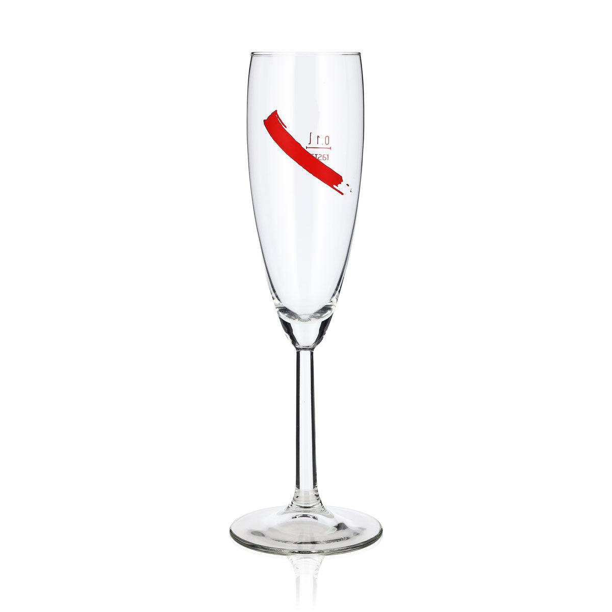 6 verres à champagne Mumm 0,1 l, logo incliné rouge, Magnum Rastal (lot de 6) – Vue 2