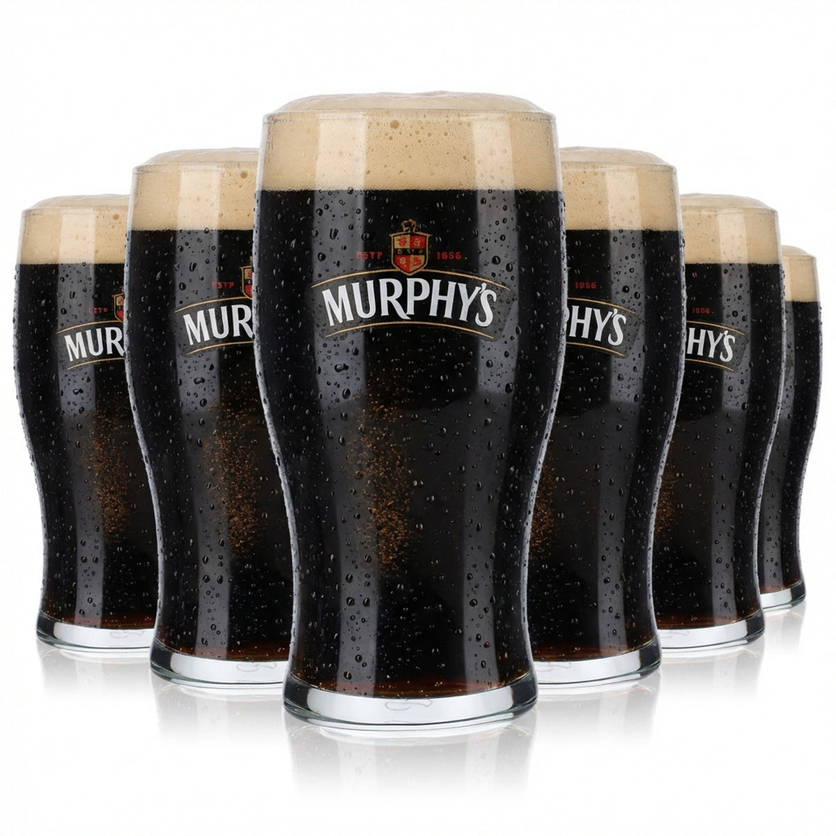 6 verres à bière Murphy's Beer Irish 0,5 l