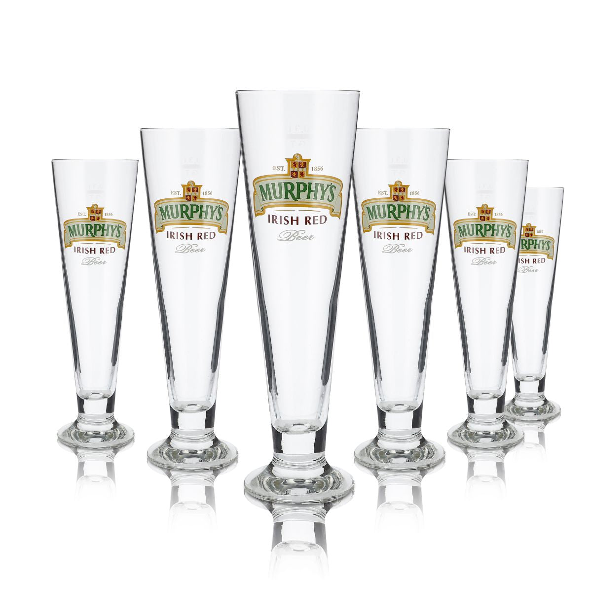 6 verres Murphy's 0,3 l Irish Stout Verres à bière tulipe Verres à bière Set Verrerie de brasserie