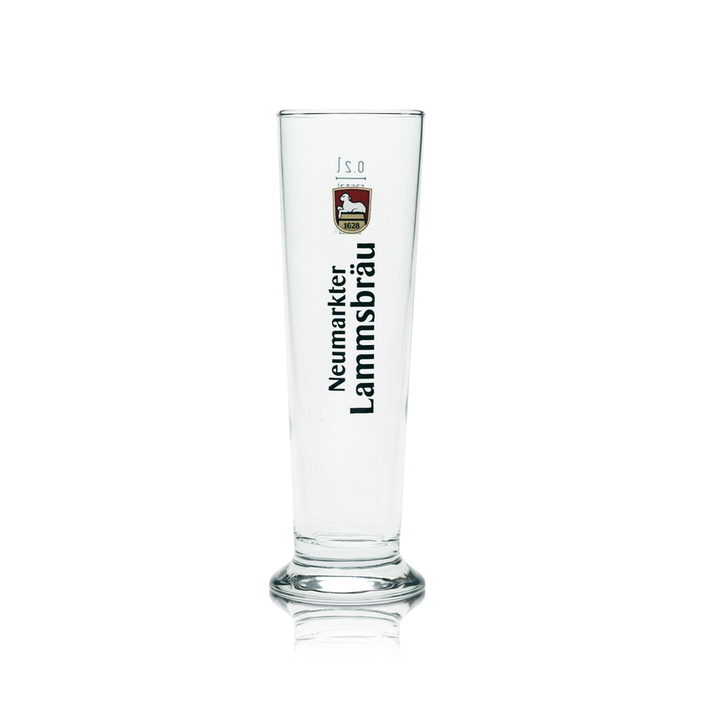 6 verres à bière Neumarkter Lammsbräu 0,2 l, verres de brasserie, verres à bière