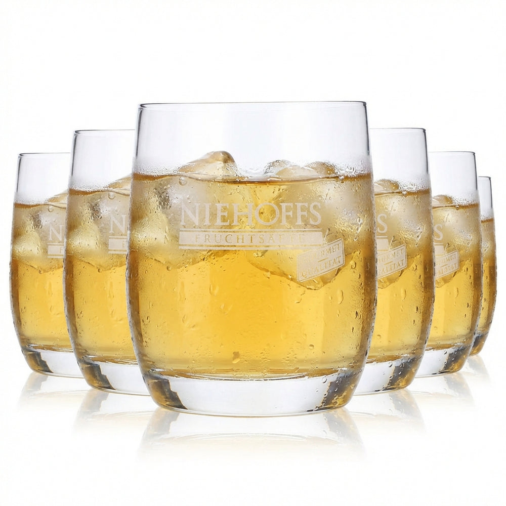 6x verres à jus Niehoffs Verres à jus Verres à eau Petits verres à jus