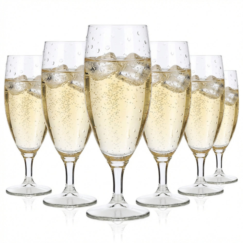 6x Verres à champagne sans marque Verres à flûte Verres à champagne Coupe à champagne 0,1 l