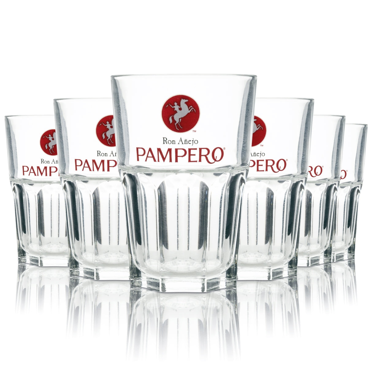 6 verres à rhum Pampero Longdrink 36 cl empilables