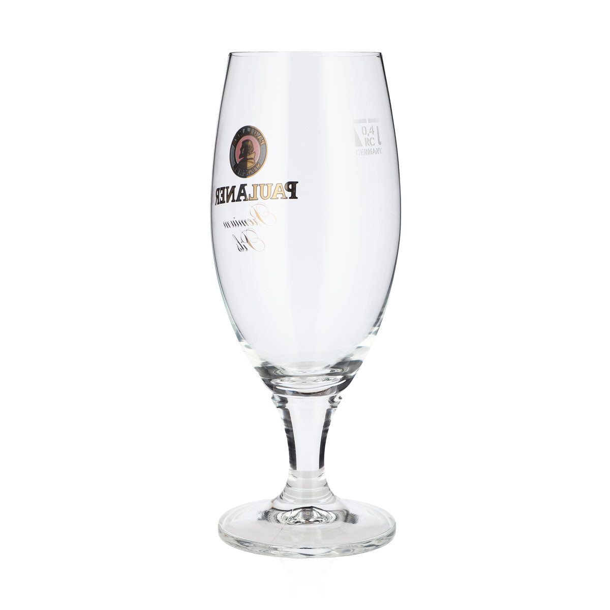Lot de 6 verres à bière Paulaner de 0,4 l, modèle « Premium Pils » RC, verres à bière blanche (lot de 6) – Vue 4