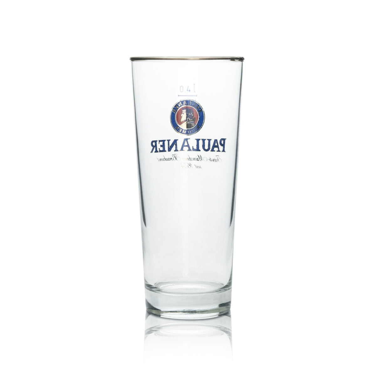 6 verres à bière Paulaner 0,4 l Willi Becher Rastal Pint Gläser Helles Brauerei Beer München – Vue 3