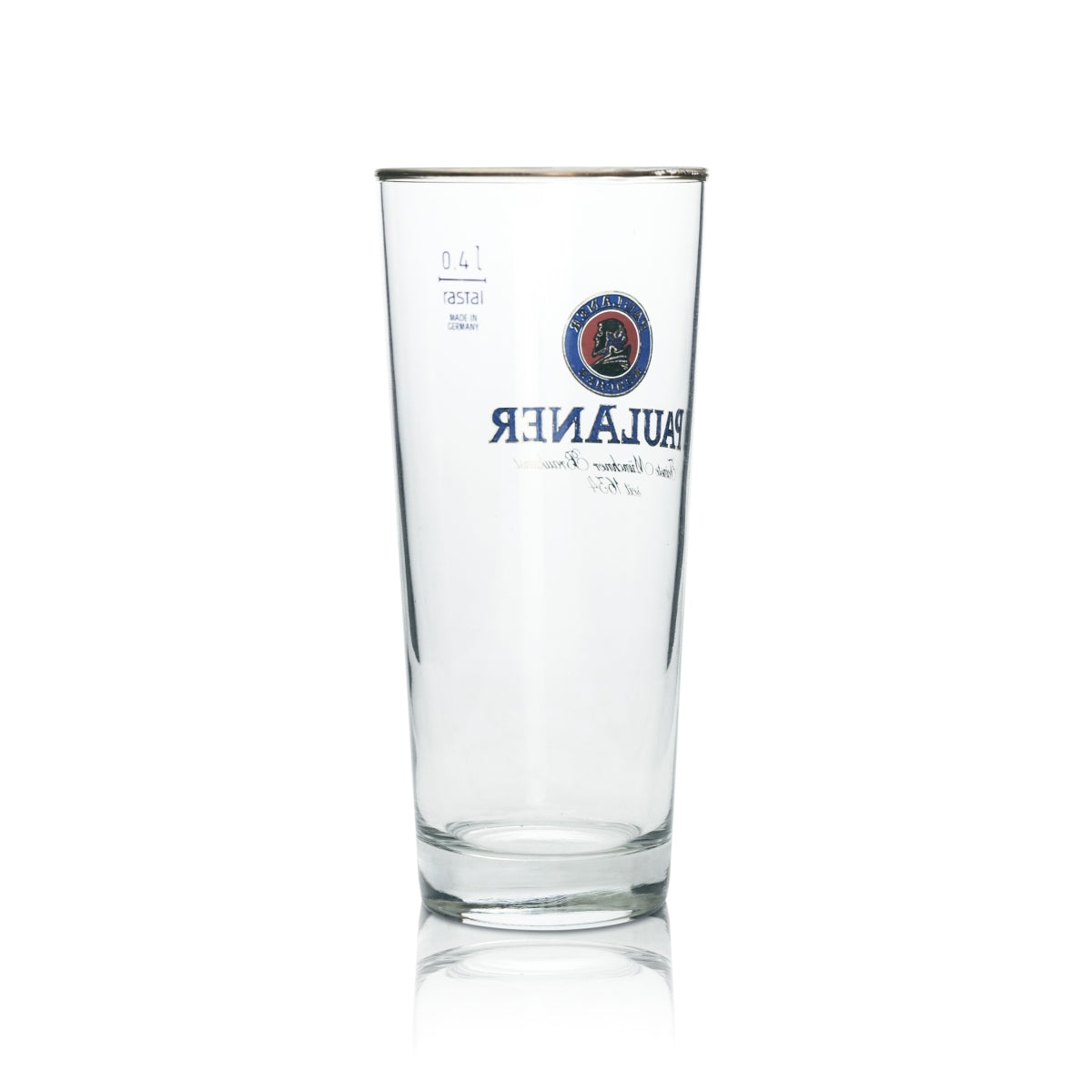 6 verres à bière Paulaner 0,4 l Willi Becher Rastal Pint Gläser Helles Brauerei Beer München – Vue 4