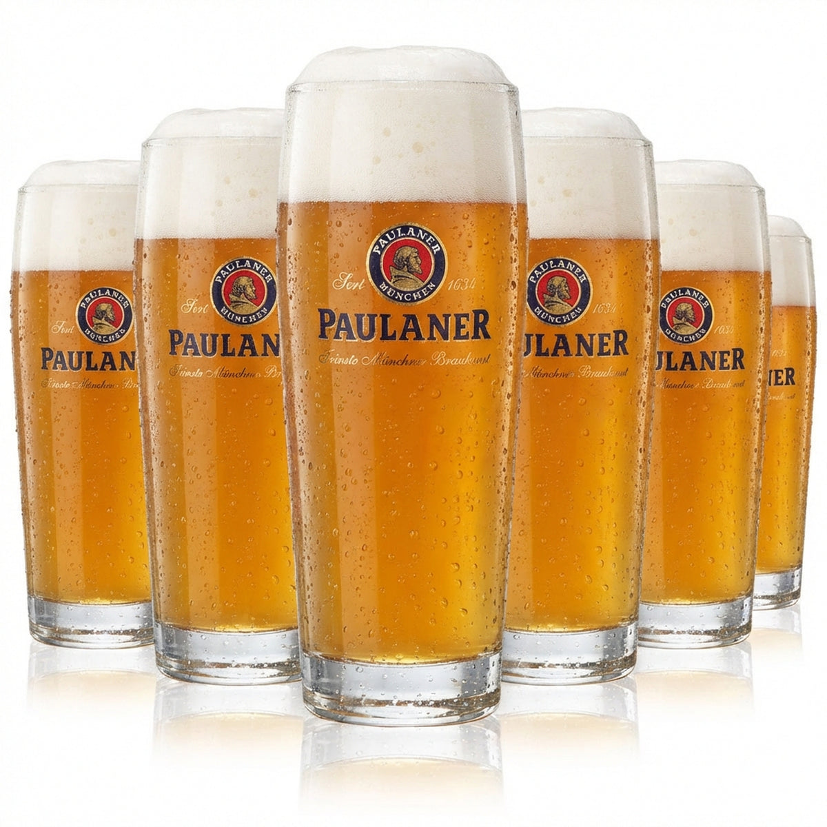 6 verres à bière Paulaner 0,25 l Willi-Becher Sahm Gloria