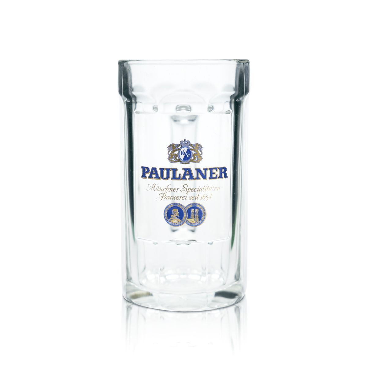 6x Paulaner Verre à bière 0,4l Contour Chope à bière Humpen Seidel Set de verres de brasserie – Vue 2
