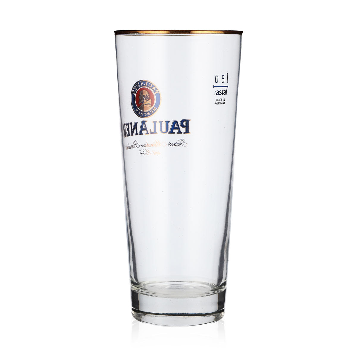 6 verres à bière Paulaner Weissbier Frankonia 0,5 l avec bord doré – Vue 4
