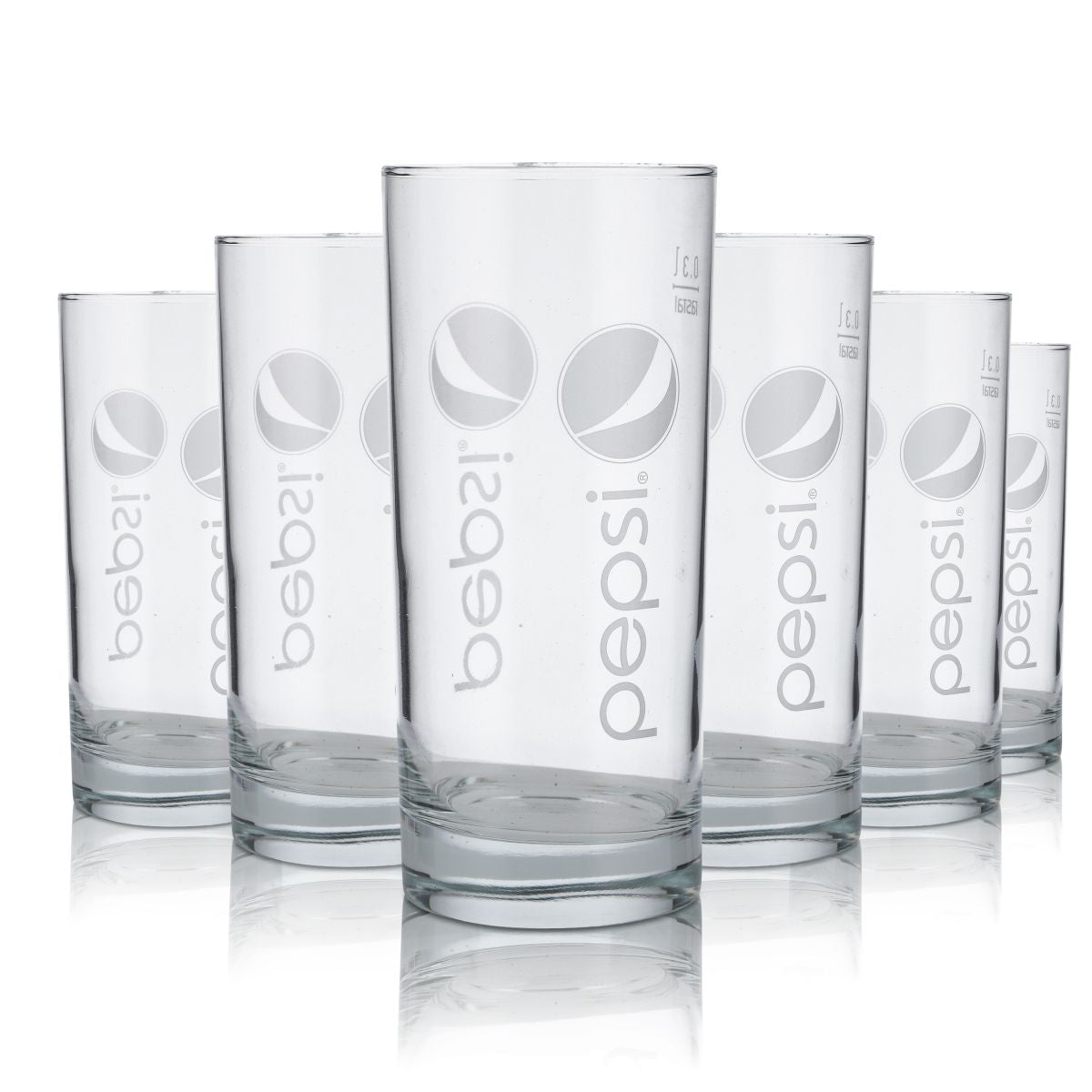 6x Pepsi verre 0,3l verre à limonade Willi gobelet verre à boisson gazeuse set Gastro Cola