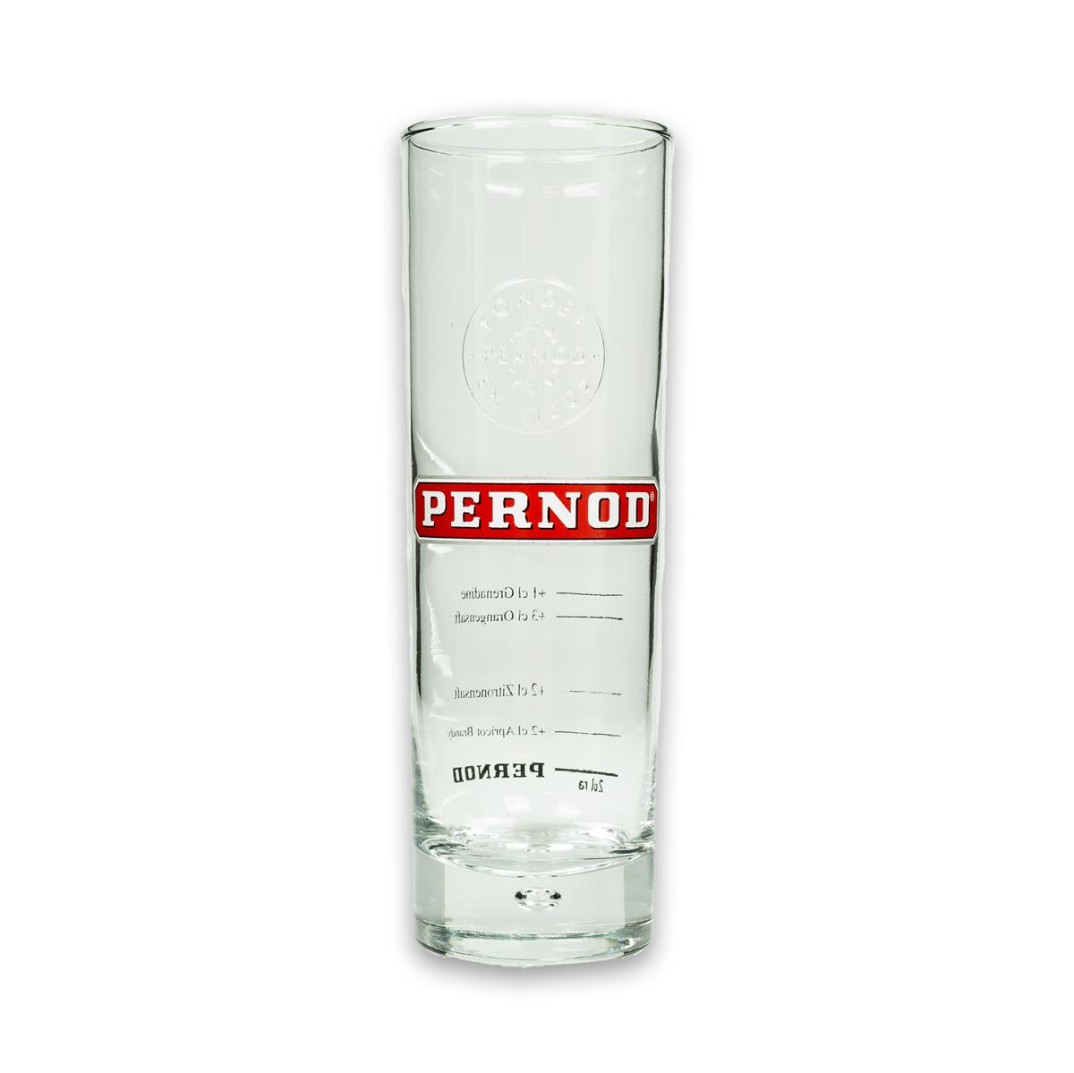 6x verre à long drink Pernod French Sour rond et fin – Vue 2