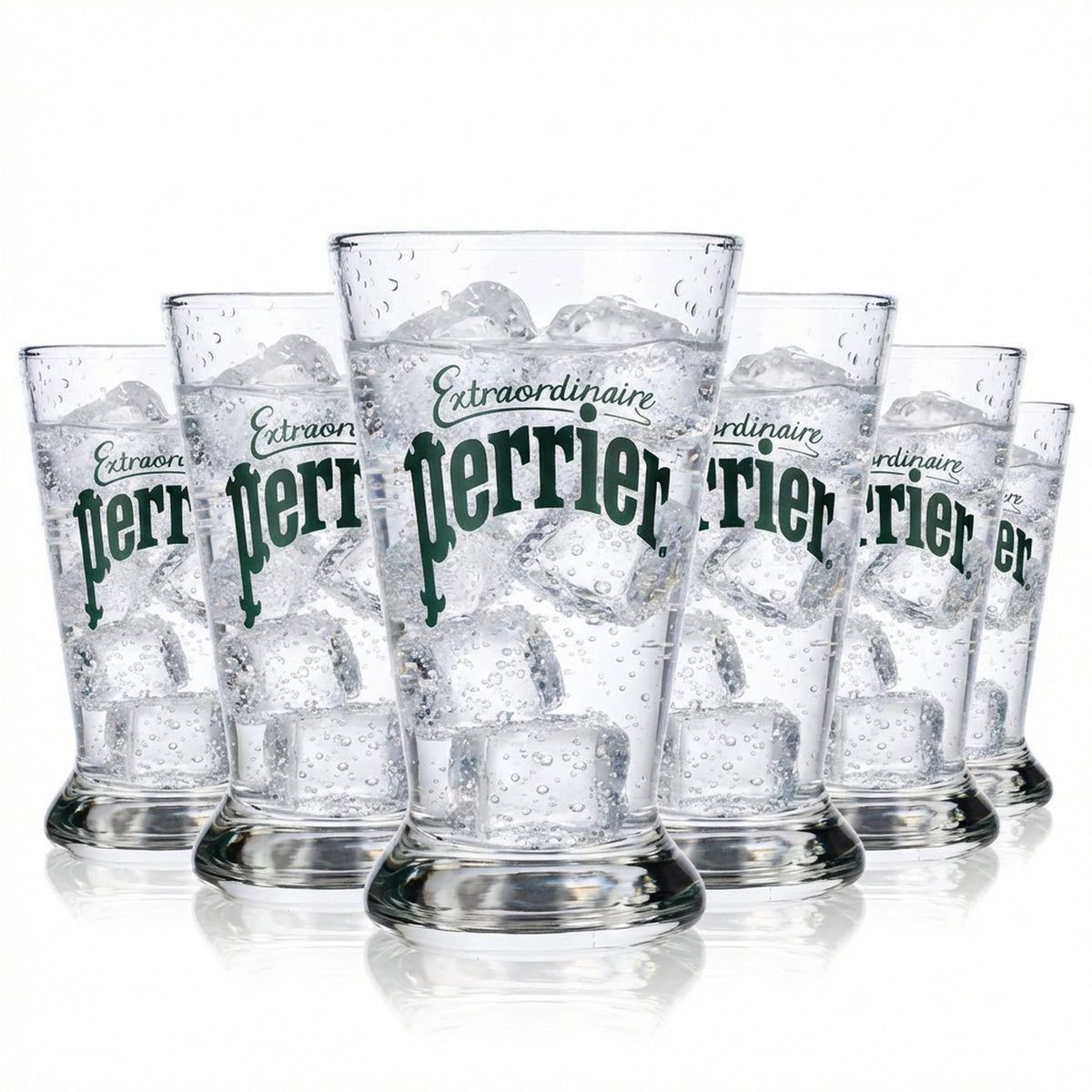 6 verres à eau Perrier 0,25 l Verres à eau Tasses « Extraordinary »