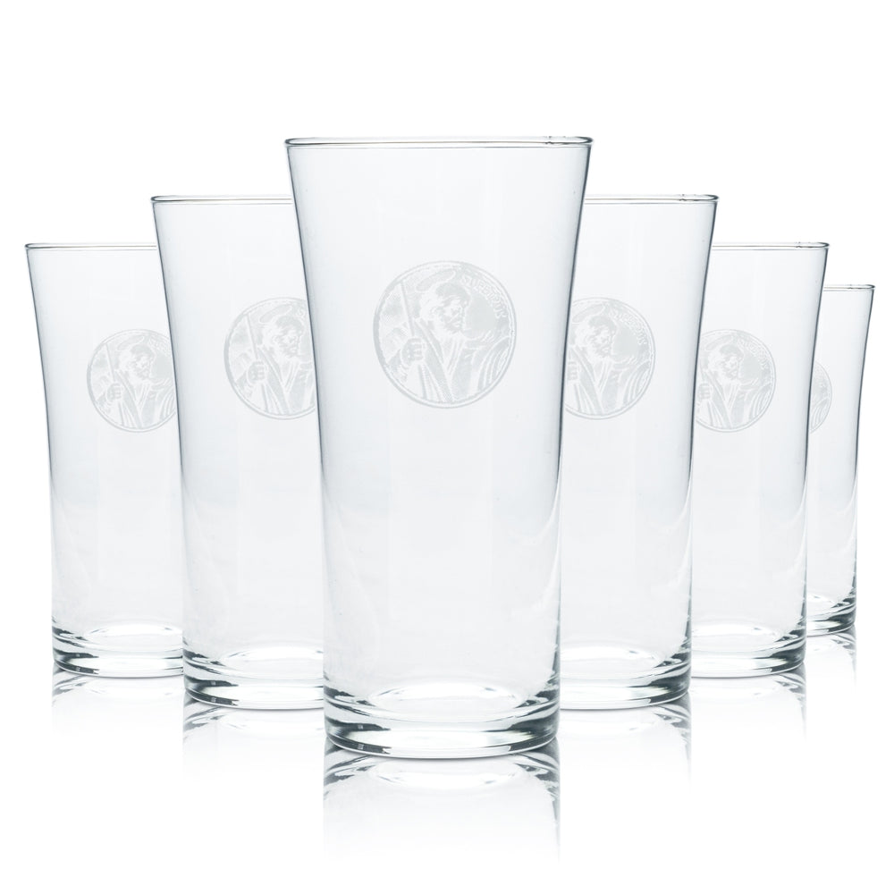 6x Petrusquelle Verre à eau 0,2 l Tumbler Gobelets Verres Minéral Source Bar à bulles