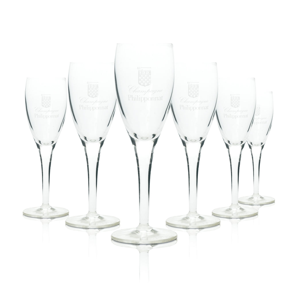 6x Verres à champagne Philipponnat 0,1 l Flûte Rastal Verres à vin mousseux Prosecco Bar